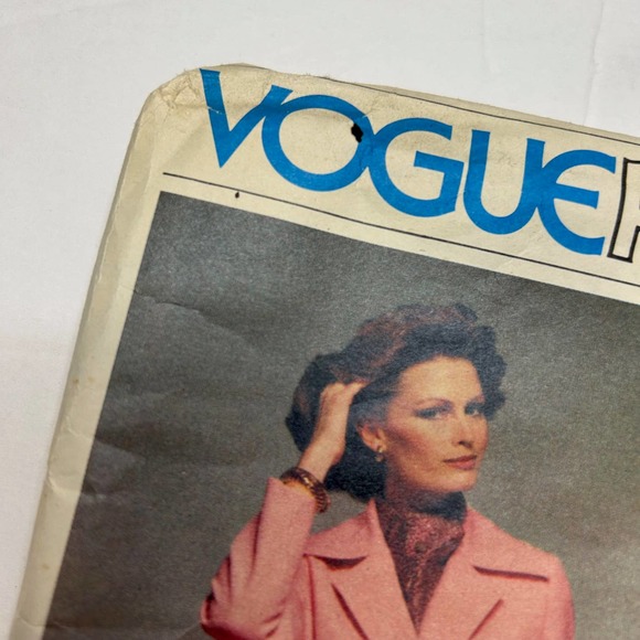 Vogue Paris Original Pierre Balmain Vintage 1970's Pattern #1601 Size 16 - Picture 2 of 10